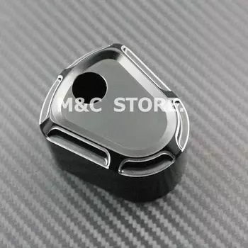 Мотоцикл CNC черный тире переключатель зажигания Крышка Алюминий для Harley Touring Electra Glide Street Glide FLTR FLHX FLH/T 2007-2013