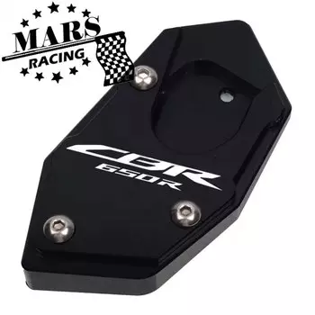 Мотоцикл CNC Плоская лапка боковая подставка удлинительная пластина Kickstand увеличитель ног для HONDA CBR500R CBR650R CBR650F CB650R CB650F