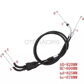 Мотоцикл дроссельной заслонки (1 для тянуть и 1 для пуш-ап) для Yamaha YZF R1 YZF1000 1998 1999 2000 2001 2002 2003 2004 2005 2006