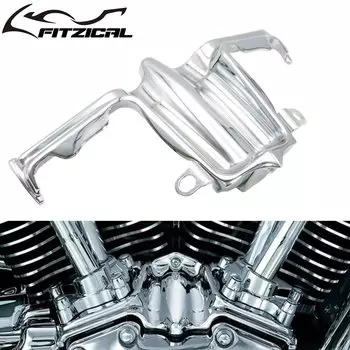 МОТОЦИКЛ хром толкатель, подъемник блочный акцент отделка чехол для Harley Softail break Dyna Fat Bob Street Bob Touring Road King