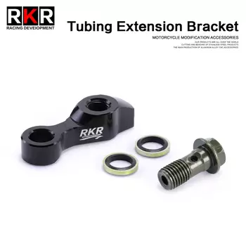 Мотоцикл M10 * 1,25 Универсальный удлинитель шланга гидравлической тормозной жидкости, аксессуары для Suzuki Kawasaki Honda Yamaha Benda
