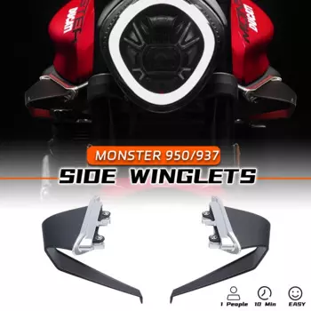 Мотоцикл Monster937 Monster950 спойлер крыло аэродинамическая боковая крыла для DUCATI Monster 937 SP Plus MONSTER 950 2021 2022