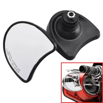 Мотоцикл обтекатель боковое зеркало черный для Harley Davidson Street Glide FLHX FLHT FLHTK FLHTCU 96-13 регулируемое зеркало заднего вида