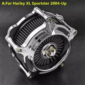 Мотоцикл очиститель воздуха хромированный фильтр для Harley Sportster XL883 Touring Road Glide Street скользящий Electra Glide Dyna FXDLS Softail
