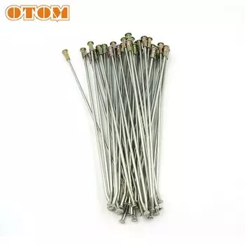 Мотоцикл OTOM, 36 шт., стальные спицы для велосипеда, 21 дюйм, переднее, 18, 19 дюймов, заднее колесо, болт, гайки, ниппели для HONDA CRF CR125R 250RX