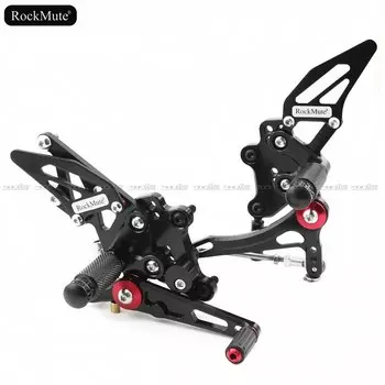 Мотоцикл Rearsets для Kawasaki Ninja 300/EX300 Z300 2013-2017 регулируемая подножка рычаг переключения передач педаль тормоза подножки задний комплект