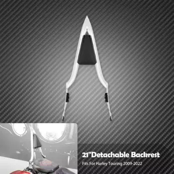 Мотоциклетная 21-дюймовая хромированная спинка заднего пассажирского сисси-бара для Harley Touring CVO Road King FLHR Electra Street Glide 2009-2025