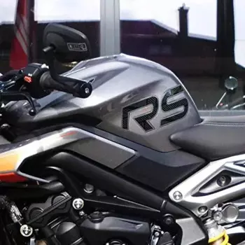 Мотоциклетная 3D крышка бензобака, наполнитель, наклейка, наклейки, подходят для Street Triple 765 RS 2023