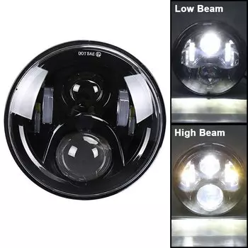 Мотоциклетная 7-дюймовая светодиодная фара DOT с дальним ближним светом, универсальная 7-дюймовая круглая фара для Honda VTR250 X4 CB400sf CB750