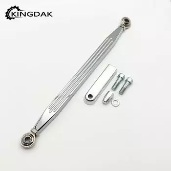 Мотоциклетная алюминиевая тяга переключения передач, рычаг переключения передач, черный хром для Harley Electra Street Glide Road King Softail 1980-2023