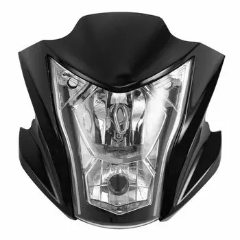 Мотоциклетная черная фара, обтекатели, фара, налобный фонарь для Kawasaki ER6N 2012-2015 2013 2014, 2 цвета
