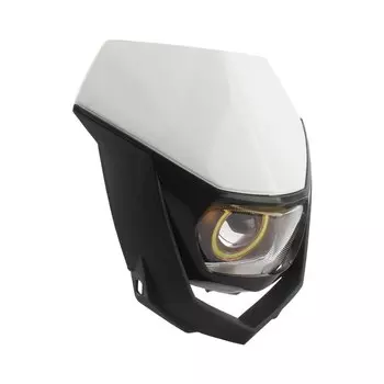 Мотоциклетная фара для Honda Kawasaki Yamaha, аксессуары для мотокросса, универсальная передняя фара, внедорожный велосипед, эндуро, светодиодная фара