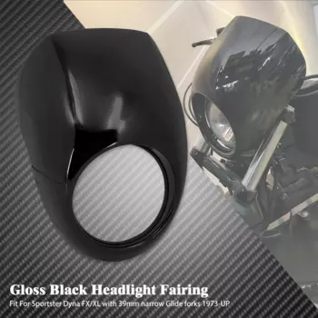 Мотоциклетная фара, маска, обтекатель фары, передний обтекатель, вилочное крепление, АБС-пластик для Harley Sportster Dyna FX/XL 883 1200 48