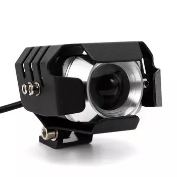 Мотоциклетная фара светодиодный Angel Eye, противотуманные фары, дополнительные фары дальнего света, передний прожектор для мотоцикла, аксессуары для ATV скутера