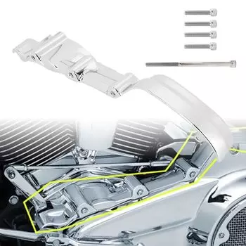 Мотоциклетная хромированная внутренняя крышка с основным акцентом для Harley Touring Street Glide Electra Glide Road King FLHX FLH/T FLHR 2017-2022