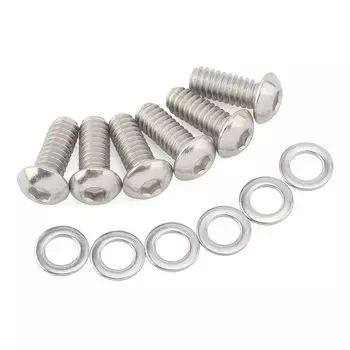 Мотоциклетная крышка дерби из нержавеющей стали, шестигранные болты, шайбы для Harley Big Twin Touring Dyna Softail 99-up Sportster XL XR 04-2022