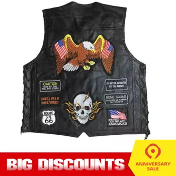 Мотоциклетная куртка Байкерский Ceket из натуральной кожи мужской Chaqueta Moto Punk Ретро Jaqueta Motoqueiro Повседневный мотоциклетный жилет одежда