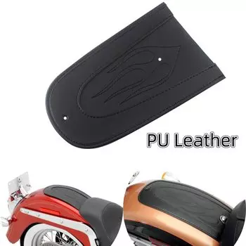 Мотоциклетная накладка на заднее крыло, черного цвета, с принтом пламени, подходит для Harley Sportsters XL883 XL1200 XL883 1200 2004-2016