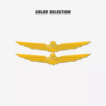 Мотоциклетная наклейка, аксессуары, велосипедный топливный бак, колеса, шлем, ноутбук, багаж, Светоотражающая наклейка для мотоцикла для HONDA GL gl