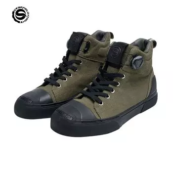 Мотоциклетная обувь для верховой езды в стиле ретро, твердые защитные ботинки с носком для горного велосипеда, повседневная обувь, мотоциклетные ботинки унисекс, носимые мотоциклетные ботинки