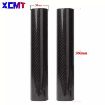 Мотоциклетная передняя вилка из углеродного волокна 160 мм-260 мм, защитная крышка для Kawasaki Suzuki Honda KTM Yamaha, универсальные детали для мотокросса