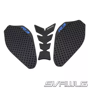 Мотоциклетная противоскользящая наклейка на бак, боковая газовая рыбья кость, наколенник, защитные наклейки для Yamaha YZF R3 YZFR3