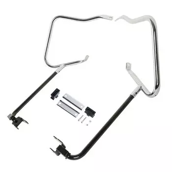 Мотоциклетная седельная сумка, кронштейн, защитная планка для Harley Touring CVO Road King FLHR Street Glide FLHX 2014-2024