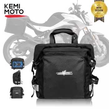 Мотоциклетная сумка, универсальная Боковая Сумка со съемной водонепроницаемой внутренней сумкой, дорожный внедорожный спортивный чемодан для велосипеда и мотоцикла