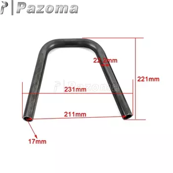 Мотоциклетная трубка 25 мм 1 дюйм, рама заднего сиденья, обруч, петля для Honda CB Yamaha XS Suzuki GS Cafe Racer Bobber CB125 175 200 350 400