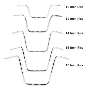 Мотоциклетная вешалка для Ape 10 "12" 14 "16" 18 ", руль 1" для Harley Softail FLST FXST Sportster