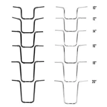 Мотоциклетная вешалка для руля, 10 "12" 14 "16" 18 "20" Rise 1,25 "Ape, для Harley Sportster FLST FXST