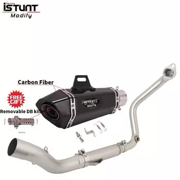 Мотоциклетная выхлопная система без шнуровки для Zontes GK350 GK350R GK 350 X S T