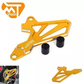 Мотоциклетная золотая алюминиевая заготовка, защита передней звездочки, защитный чехол для SUZUKI DRZ400S DRZ 400S DRZ 400 SM DRZ400SM 2000-2019