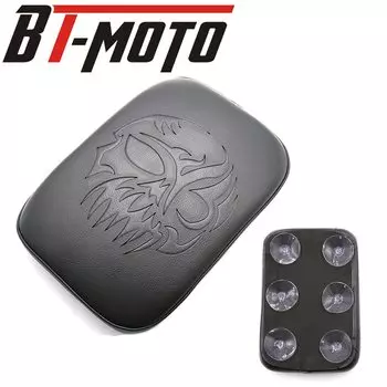 Мотоциклетное 8-присоске, заднее пассажирское сиденье, подходит для Bobber Chopper Sportster Softail Touring XL 883 1200, универсальное