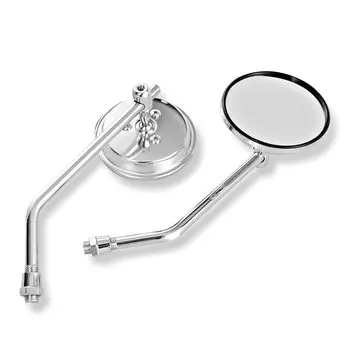 Мотоциклетное боковое зеркало заднего вида, универсальное круглое модифицированное зеркало заднего вида в стиле ретро с винтами 8 мм 10 мм