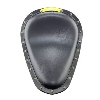 Мотоциклетное черное сиденье с заклепками из искусственной кожи для соло + 3 дюйма пружинный кронштейн для Harley Custom Chopper Sportster Bobber Honda Yamaha Kawasaki
