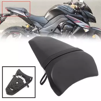 Мотоциклетное черное заднее сиденье из искусственной кожи для Kawasaki Ninja 650 EX650 ER-6F Z650 2017-2021, подушка для пассажира