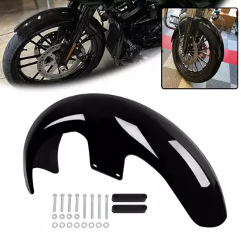 Мотоциклетное крыло, 21-дюймовое переднее крыло, черные аксессуары для Harley Touring Road King Electra Street Glide FLTR FLHT