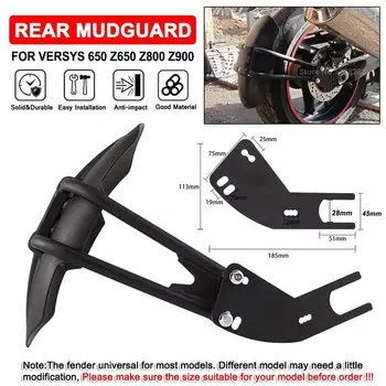 Мотоциклетное крыло, заднее крыло, брызговик, чехол для KAWASAKI VERSYS650 VERSYS-X300 Z650 для Suzuki GSX-S1000