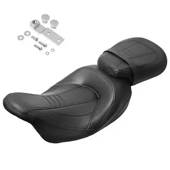 Мотоциклетное нижнее кожаное сиденье для водителя Harley Touring CVO Street Glide Road King Electra Glide
