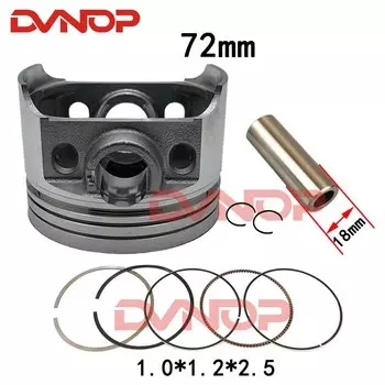 Мотоциклетное поршневое кольцо 72 мм для LIFAN CG300 CG 300 300cc UITRALCOLD YX300 запасные части двигателя