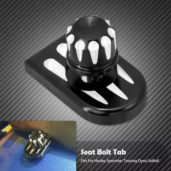 Мотоциклетное заднее крыло, болт сиденья, вкладка, винт, гайка, ручка, крышка для Harley Sportster XL883 Dyna Bob Softail Fat Boy Touring Glide CVO