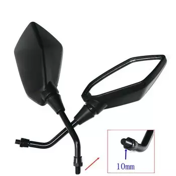 Мотоциклетное зеркало LMoDri, универсальные запасные части для мотоцикла, зеркала заднего вида 10 мм 8 мм, стекло большого размера