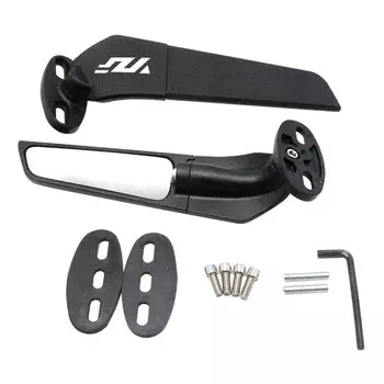 Мотоциклетное зеркало, модифицированное регулируемое вращающееся зеркало заднего вида для YAMAHA YZFR1 YZFR3 YZFR6 R6S R1 R3 R15 R25 R125 V2 V3 с логотипом YZF