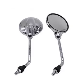 Мотоциклетное зеркало заднего вида Cafe Racer ABS 8 10 мм, боковое зеркало в стиле ретро, универсальное для Yamaha Tenere Virago 535 Honda Shadow 600 750