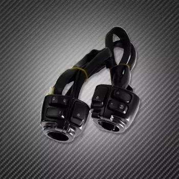 Мотоциклетные 1-дюймовые переключатели управления рулем + жгут проводов для Harley Dyna Fat Bob FXDF Touring Softail Sportster XL Softail 96-12