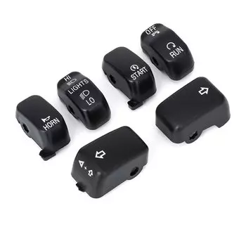 Мотоциклетные 6- шт. кнопки переключателя для Harley VRSC 2008-2018 2009 2010 2011 Sportster Road King, корпус переключателя на руле, крышка