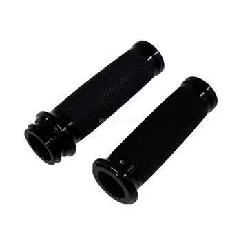 Мотоциклетные электронные ручки с дроссельной заслонкой, 1 дюйм, 25 мм, черные ручки для Harley Softail Fat Boy FLSTF, Road King