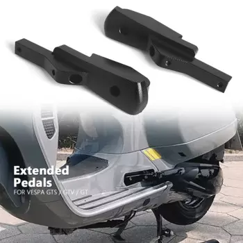 Мотоциклетные алюминиевые подножки для VESPA GTS300 GTS250 GTV125 GT60, задние подножки, колышки, педаль GTV GT GTS 125 200 250 300 150 60