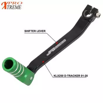 Мотоциклетные аксессуары CNC Складная Педаль Переключения Передач рычаг переключения передач для KAWASAKI KLX250 KLX 250 D-TRACKER 2020 2019 2018 2017 2016
